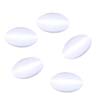Originated from the mines in Sri Lanka Fine Luster 5.50 Carats Translucent Grade White Cabochon Cats Eye Moonstone